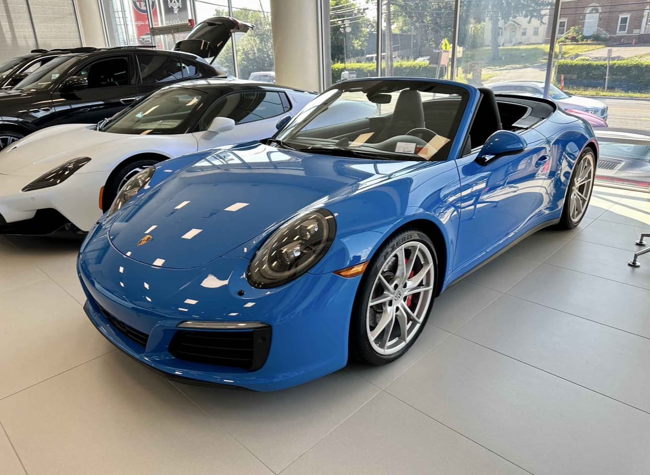 Blue Porsche